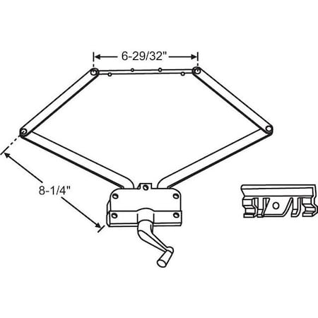 Strybuc Awning Operator Stone 750-1521608